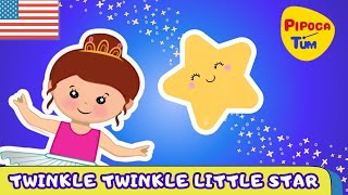 Pipoca Tum English  Twinkle Twinkle Little Star [upl. by Hafeetal116]