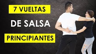 7 VUELTAS DE SALSA PARA PRINCIPIANTES [upl. by Aehs]