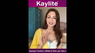 kaylite cream for Dark spots  Melasma  Hyperpigmentation  Saumya Tandon  Bhabi ji Ghar per Hain [upl. by Notneiuq]