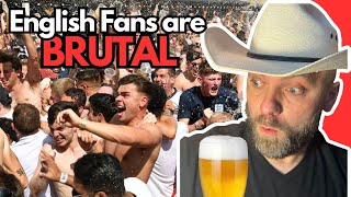 Drunk Texan Cries Laughing at English Football Chants [upl. by Leela]