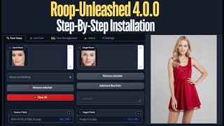 quotRoopUnleashed 40 NextGen Faceswap Tool  No Installation Needed StepbyStep Guidequot [upl. by Mercola]