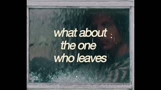 Anson Seabra  What About the One Who Leaves Official Visualizer [upl. by Dlareg]