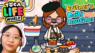 Toca Life World  Britneys Daily Routine [upl. by Won]