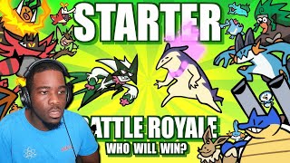 Starter Pokemon Battle Royale Reaction [upl. by Nawat]