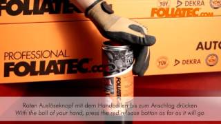 FOLIATEC video Universal 2C Spray Paint [upl. by Ediva155]