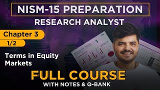 NISM Research Analyst 2024  FULL COURSE  Chapter 3 Part  A [upl. by Ike]