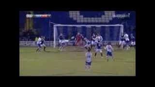 Josh Lillis saves v Bury 070314 [upl. by Auburta917]