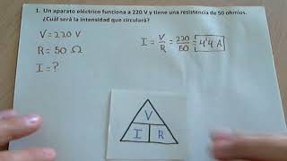 Ley de Ohm y ejercicios 2 [upl. by Gnanmos]