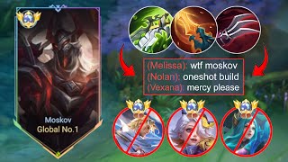 FINALLY NEW MOSKOV ONESHOT BUILD IS HERE🔥 TOTALLY INSANE  MOSKOV BEST BUILD AND EMBLEM 2024 [upl. by Nassi338]