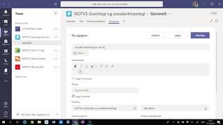 Oppgaver i Teams Innføring [upl. by Coryden403]