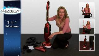 Cleanstar POL3IN1 3in1 Multivac  Stick shoulder Vacuum Cleaner and Polisher Discontinued [upl. by Eliam]