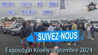 Événement Kroely septembre 2024 à laérodrome de Sarre Union 62 véhicules en tous genre [upl. by Irby]