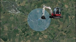 Stolen Takeuchi TB 235 Compact Excavator Automatrics find operation Ashen 3rd Dec 2018 [upl. by Oilalue]