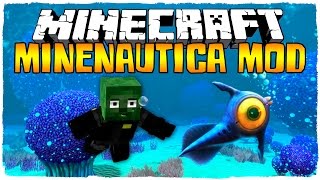 👉 ¡PORTAL A LA DIMENSIÓN DE SUBNAUTICA EN MINECRAFT  MINENAUTICA MOD MINECRAFT 1710 ESPAÑOL [upl. by Kenneth]