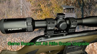 Gamo Swarm Air Rifle Scope Upgrade Pursuit Scope and VLife Rings [upl. by Eimirej]