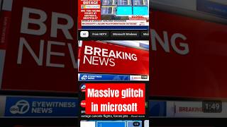 Microsofts GLOBAL LOGOUT Glitch is Breaking the Internet 19july2024 [upl. by Eirahcaz]