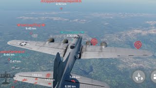 Destruindo Bases Inimigas Com o B17G60VE War Thunder Mobile [upl. by Sirromal300]