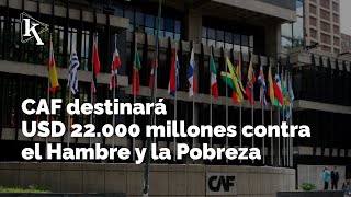 La CAF se sumó a la Alianza Global contra el Hambre y la Pobreza [upl. by Fruin]