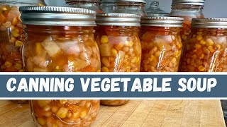 Canning Vegetable Soup for Souptember [upl. by Robi]