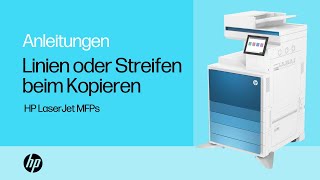 Linien oder Streifen beim Kopieren  HP LaserJet MFPs [upl. by Hettie630]