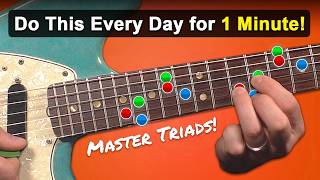 Master Triads Across the Neck with this Simple 1Minute Trick [upl. by Sonstrom]