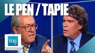 1994  Le débat entre Bernard Tapie et JeanMarie Le Pen  Archive INA [upl. by Aratehs213]