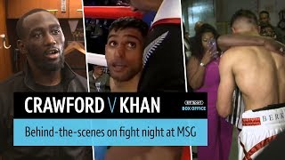 Crawford v Khan behindthescenes fight night episode  No Filter Boxing [upl. by Aniretak404]