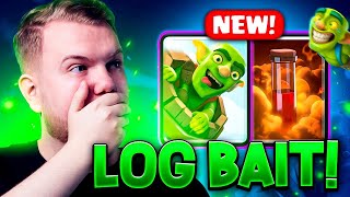 NEW BEST LOG BAIT DECK IS UNSTOPPABLE  Clash Royale [upl. by Ater318]