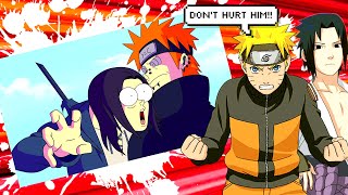 PAIN DONT DO THIS  Naruto and Sasuke React to ATTACK ON SHIPPOOP AOT kishinpain [upl. by Udela263]