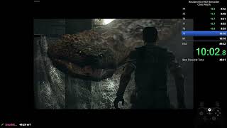 World Record Resident Evil REmake Chris Any Speedrun 4921 [upl. by Dustie]