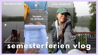 COZY SEMESTERFERIEN Lernen im Urlaub BWL Master Studentin Cozy Fall Weekend Vlog  Laica Vergara [upl. by Ackley339]