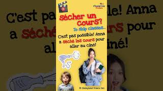 Sécher les cours 🤪  Fun French Words 🤪 learnfrench french championsfrancoacademy [upl. by Eserahs]