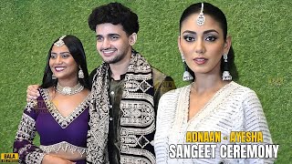 Sana Makbul Shivani KumariVishal Pandey At Adnaan Shaikh Sangeet Ceremony [upl. by Domingo]