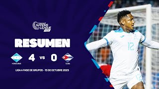 Resumen  Honduras vs Cuba  202324 Concacaf Nations League [upl. by Zachary749]