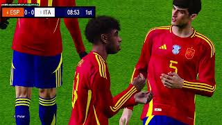 ESPANHA X ITALIA AO VIVO COM IMAGEM  JOGO DE HOJE  ASSISTA AGORA PES 21 amp PLACAR [upl. by Eanahc]