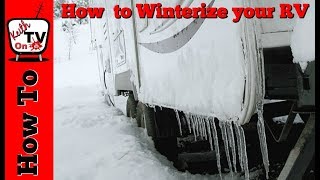 How To Winterize RV Travel Trailer Water System [upl. by Anaitsirk431]