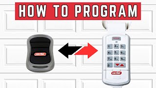 How to program a Genie garage door remote or keypad [upl. by Watson658]