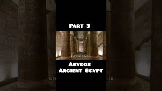 Abydos Egypt Part 3 explorepage temple [upl. by Dorion260]