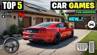 Top 5 New Open World Car Driving Games For Android  New Car Games For ANDROID 2024 [upl. by Susanna758]