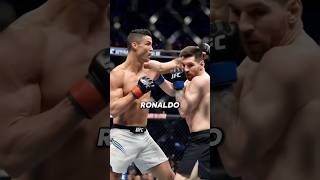 Ronaldo vs Messi in UFC Fight 😱🔥  Must Watch  shorts ronaldo [upl. by Oballa486]