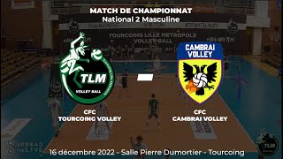 Résumé  CFC Tourcoing Volley 2  3 CFC Cambrai Volley – N2M [upl. by Kingston]