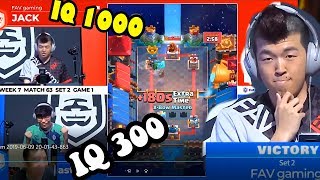 IQ1000 🔥JACK vs Xbow Master 👈Best Matchup of CRL Asia  Clash Royale [upl. by Nylyahs]