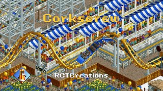 Corkscrew  Classic Arrow Looper OpenRCT2 [upl. by Dowski431]