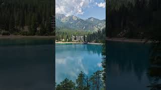 The Most Beautiful Lake In The World Lago Braies Pragser Wildsee In The Italian Alps [upl. by Rollins777]