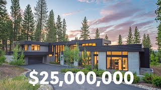 Tour this 25000000 expansive home in the community of Martis Camp  Cinematic Real Estate Video [upl. by Garceau]