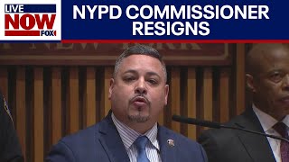 NYPD Commissioner Edward Caban resigns  LiveNOW from FOX [upl. by Reniti662]