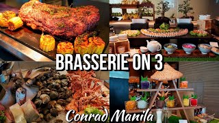 CONRAD HOTEL MANILA Brasserie On 3 Buffet [upl. by Richard354]