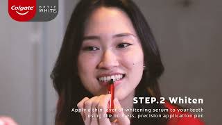 How To Use Colgate Optic White FlexLight LED Teeth Whitening Kit [upl. by Irap]