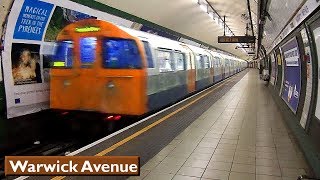 Warwick Avenue  Bakerloo line  London Underground  1972 Tube Stock [upl. by Selrhc]