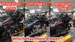 Horsepower Comparison Road Glide Standard vs Road Glide CVO VVT Road Glide CVO ST cyclefanatix [upl. by Reine914]